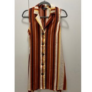 F21 sleeveless dress with belt